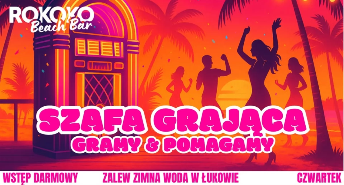 Informacje kulturalne, Muzyczna zabawa pomoc dzieci Zapraszamy Rokoko Beach - zdjęcie, fotografia