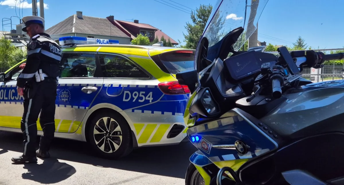 Sprawy społeczne, Czarny wtorek drogach powiatu łukowskiego Rowerzystka potrącona motocyklista szpitalu - zdjęcie, fotografia