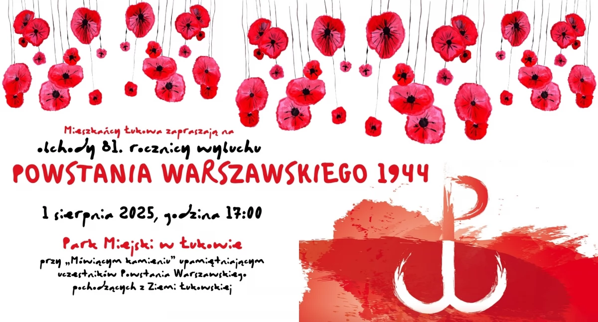Wiadomości Sportowe,  Łuków hołd Bohaterom Uroczyste obchody rocznicy Powstania Warszawskiego - zdjęcie, fotografia