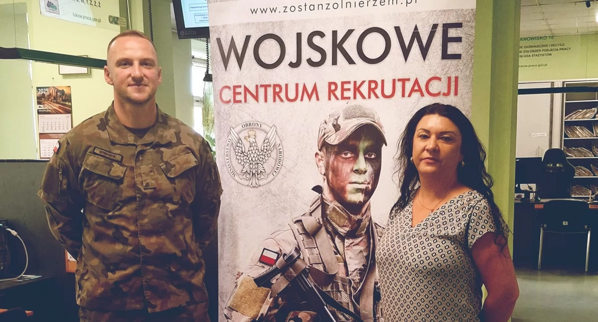 Wiadomości Partnera, Wojsko rekrutuje Łukowie Dzień informacyjny Urzędzie Pracy - zdjęcie, fotografia