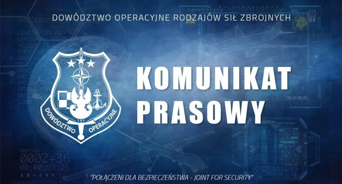 Wojsko, Tajemniczy obiekt Łukowem Wojsko zabiera głos było naruszenia przestrzeni powietrznej - zdjęcie, fotografia