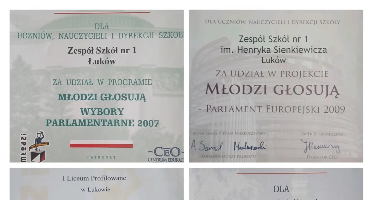 fot. ZS nr 1 w Łukowie