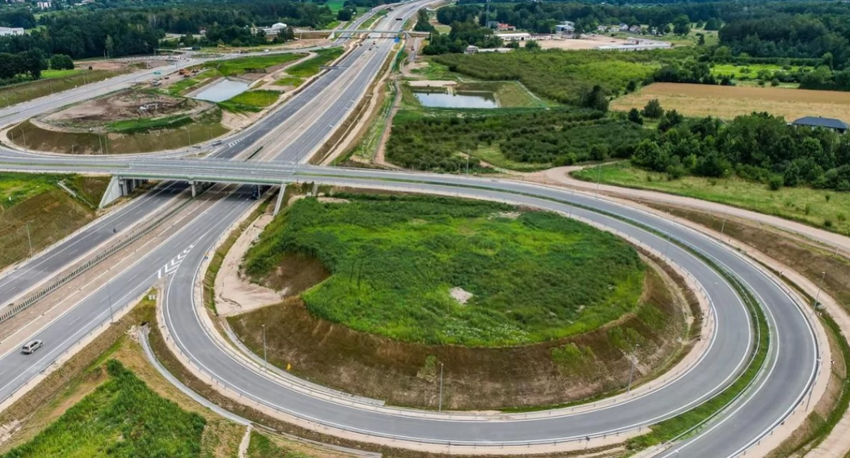 Pierwsza część autostradowej obwodnicy Siedlec (fot. GDDKiA)