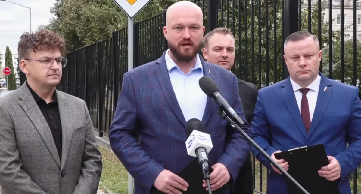 Konferencja prasowa Konfederacji (fot.: za Rafał Mekler/Facebook)