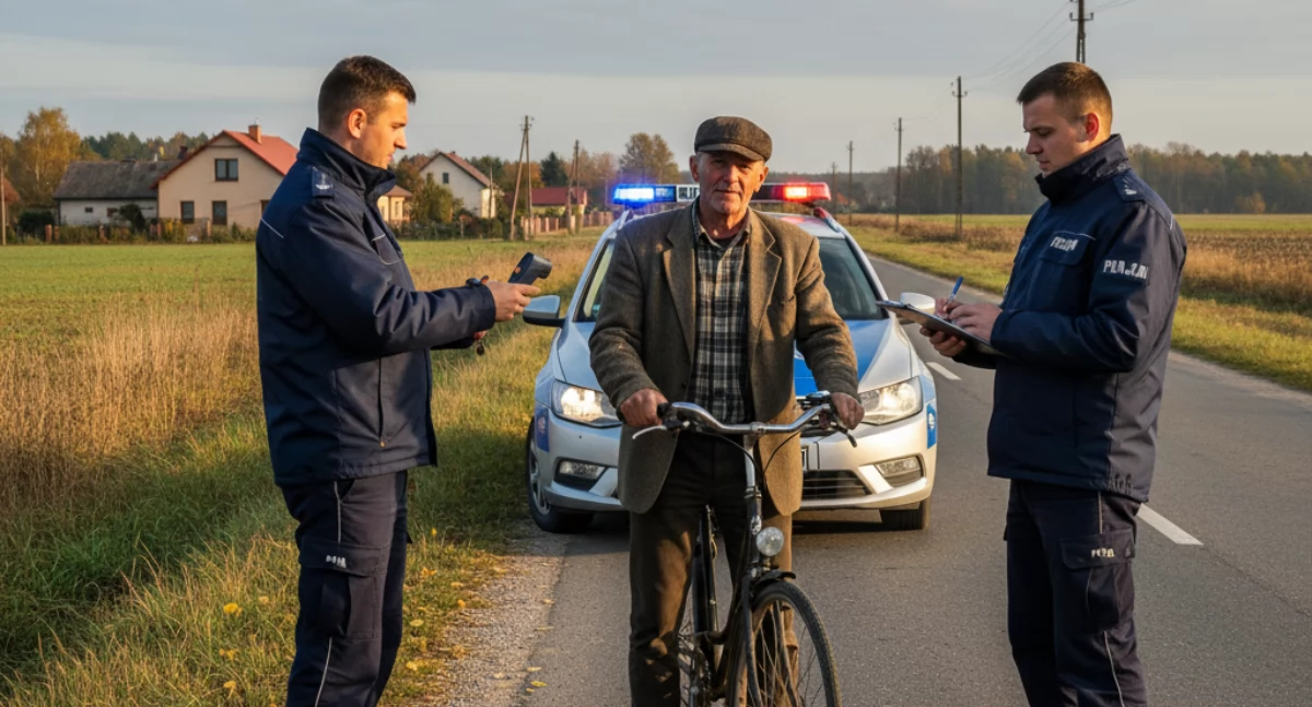 Policja, Prawie promil alkoholu Czerśl - zdjęcie, fotografia