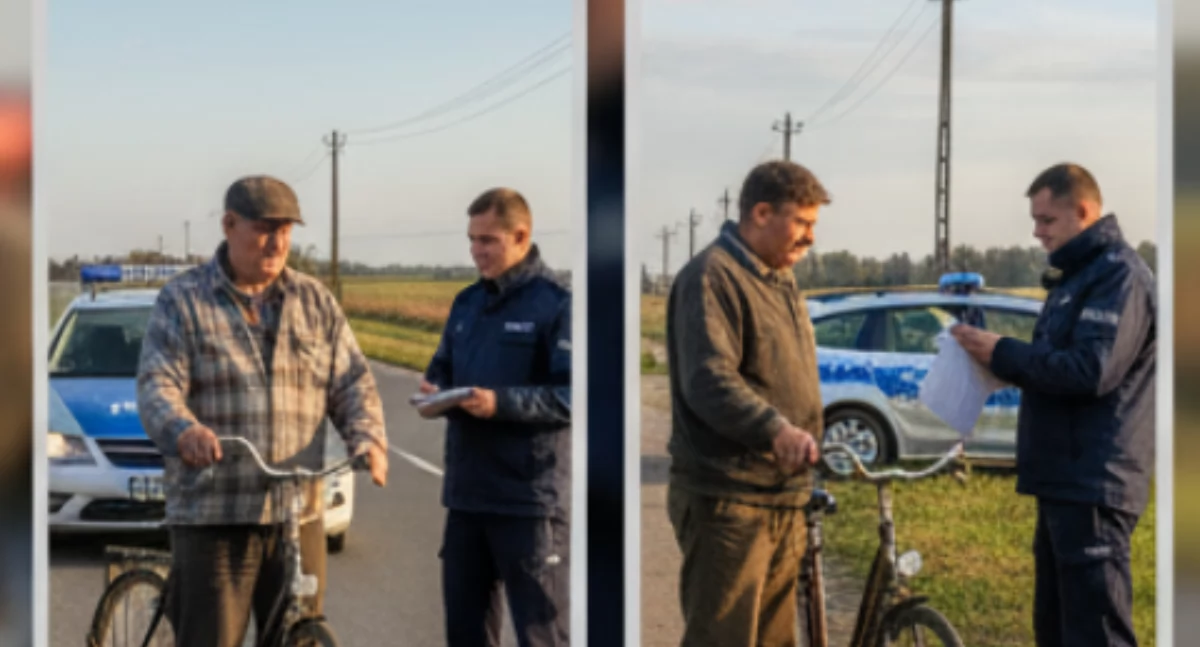 Policja, Niebezpieczne zdarzenia pijanymi rowerzystami terenie Łukowa okolicach mandaty wysokości - zdjęcie, fotografia