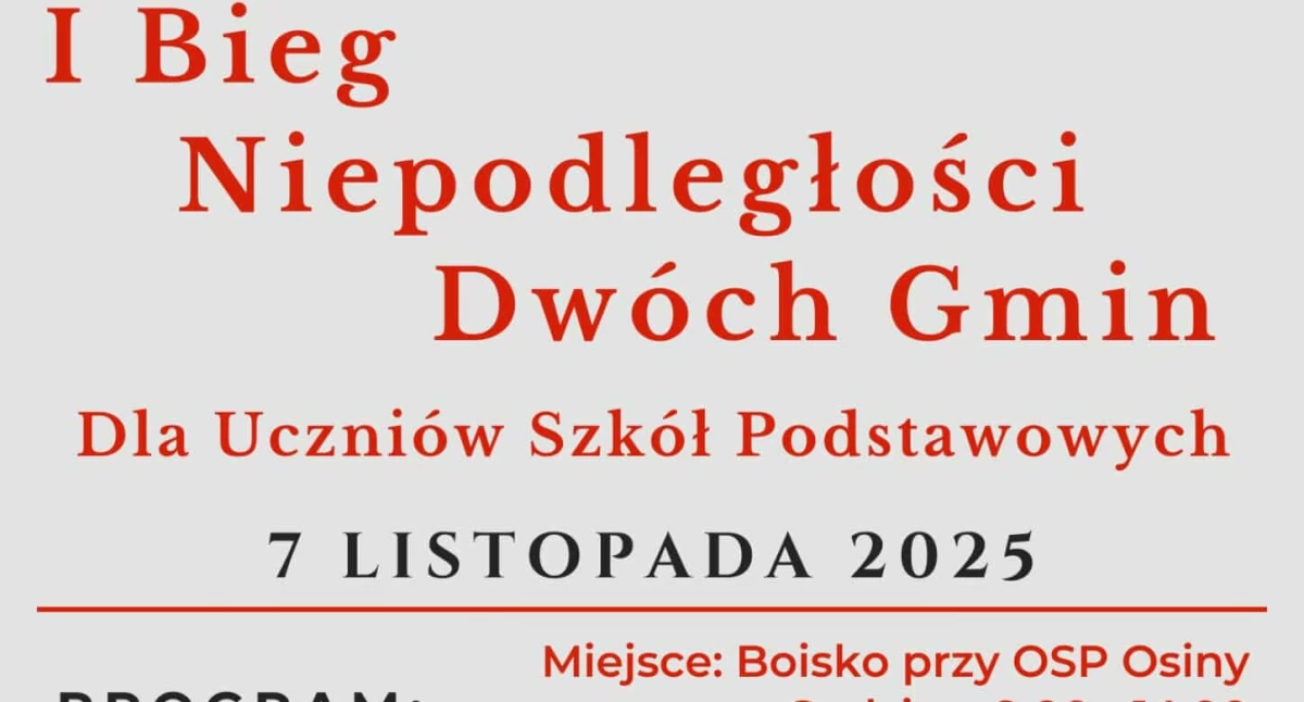 materiał organizatora