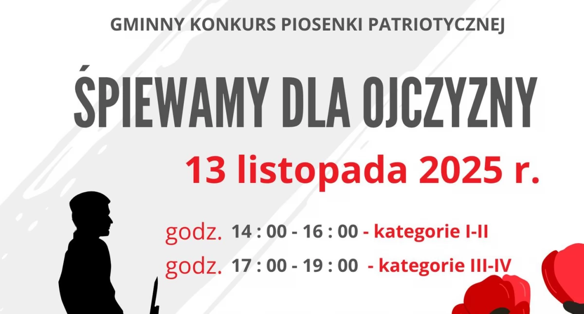 Informacje kulturalne, „Śpiewamy Ojczyzny” Patriotyczny konkurs Krzywdzie - zdjęcie, fotografia