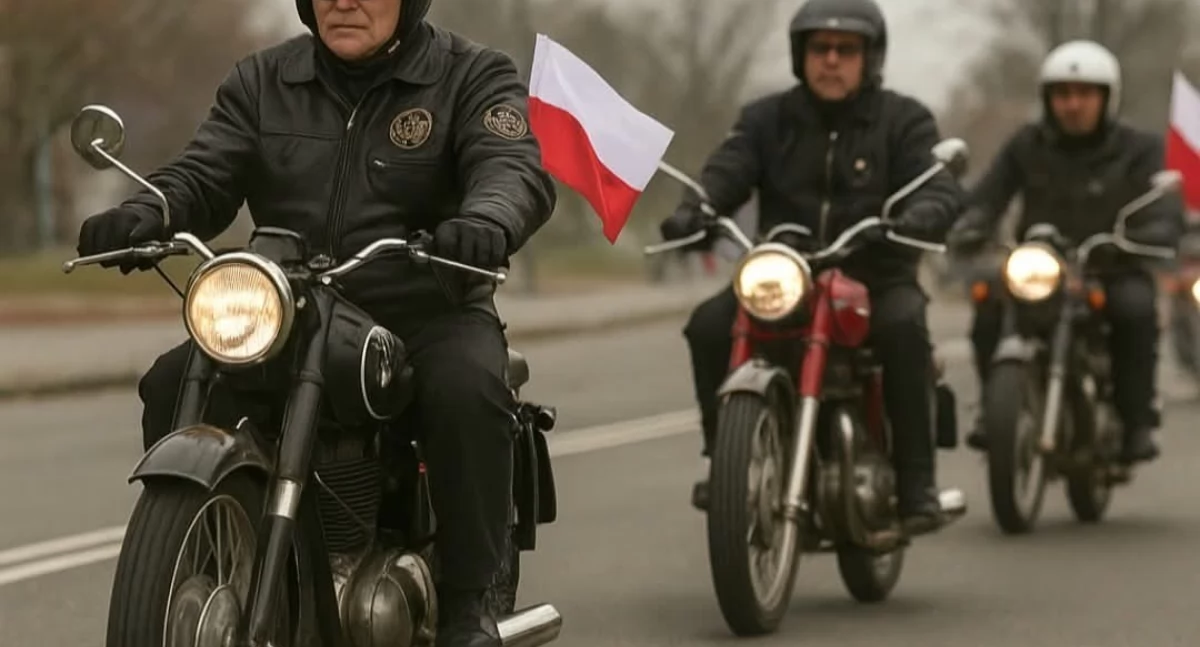 Akcje Charytatywne i Wsparcie, silników uczci Święto Niepodległości Łukowie - zdjęcie, fotografia