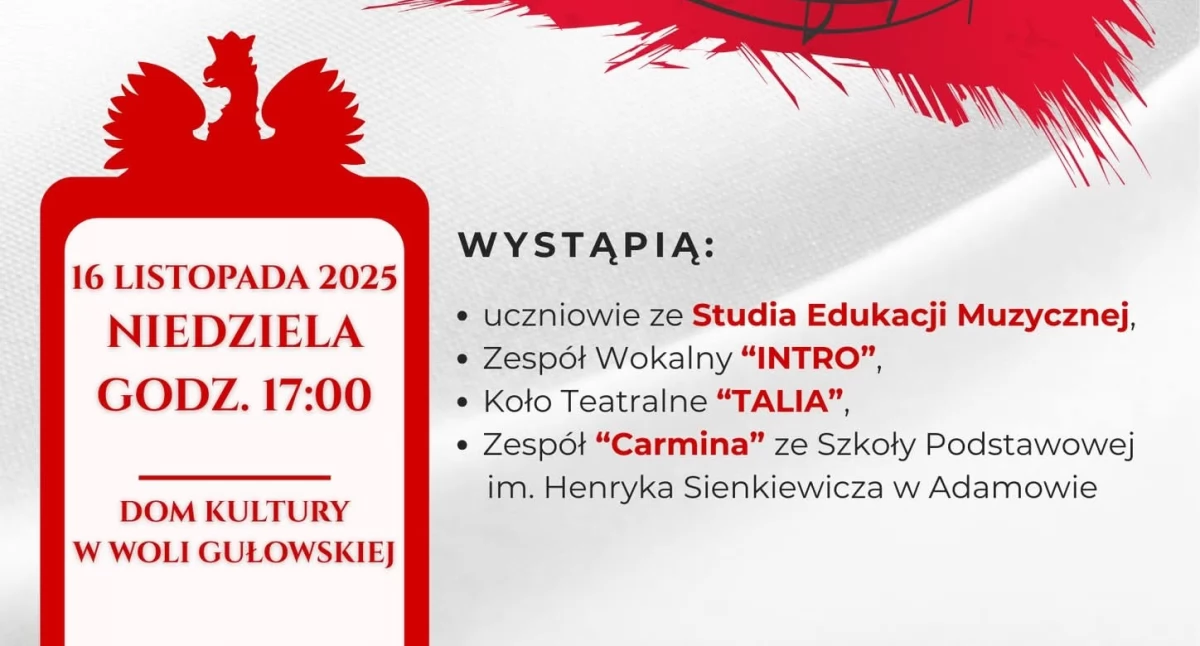 fot. Dom Kultury-Pomnik Czynu Bojowego Kleeberczyków w Woli Gułowskiej