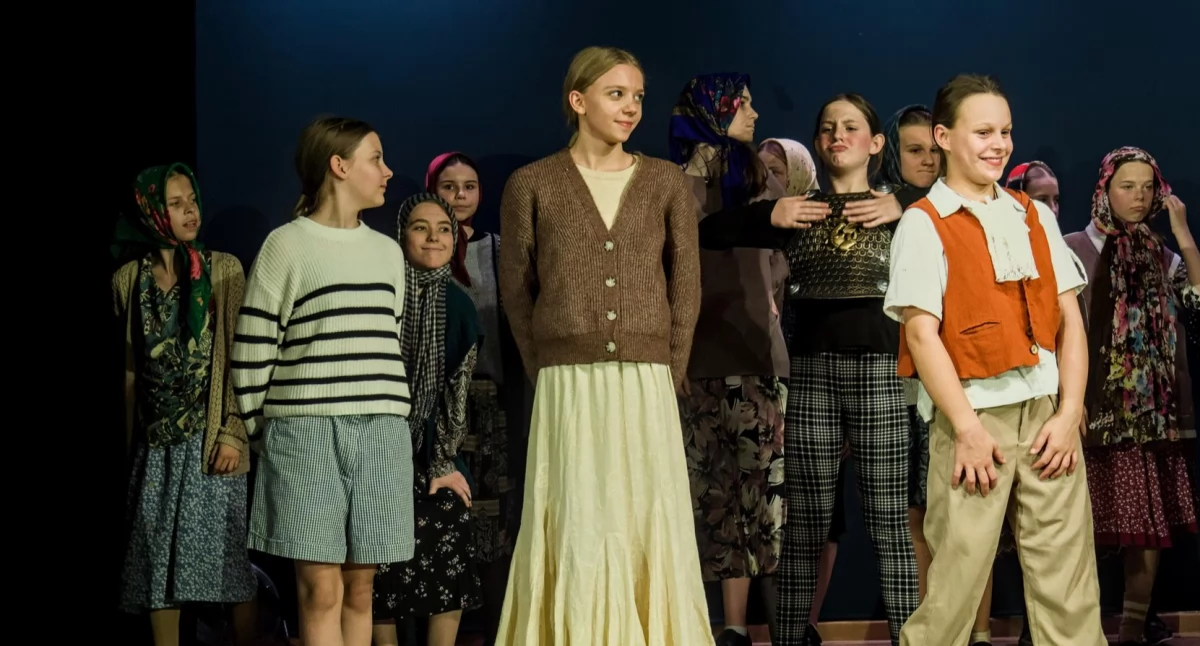 Informacje kulturalne, scena Łukowie Ruszył Teatr sekund premierą śnieżki było - zdjęcie, fotografia