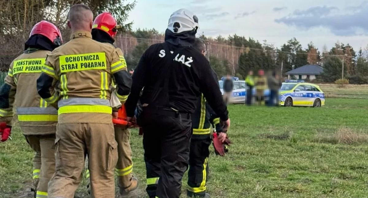 Wypadki, Łukowie latka przeżyła zaroślach! Akcja ratunkowa policji - zdjęcie, fotografia