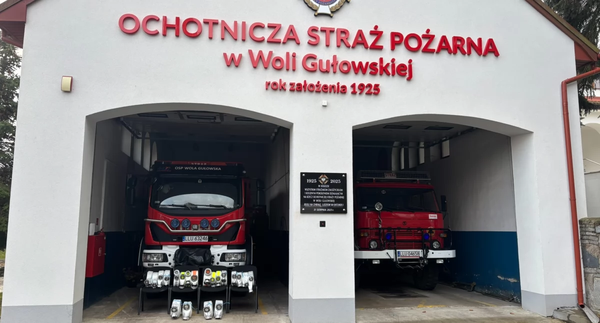 Straż Pożarna, Gułowska Węże gaśnicze zyskała sprzęt który uratuje życie! - zdjęcie, fotografia