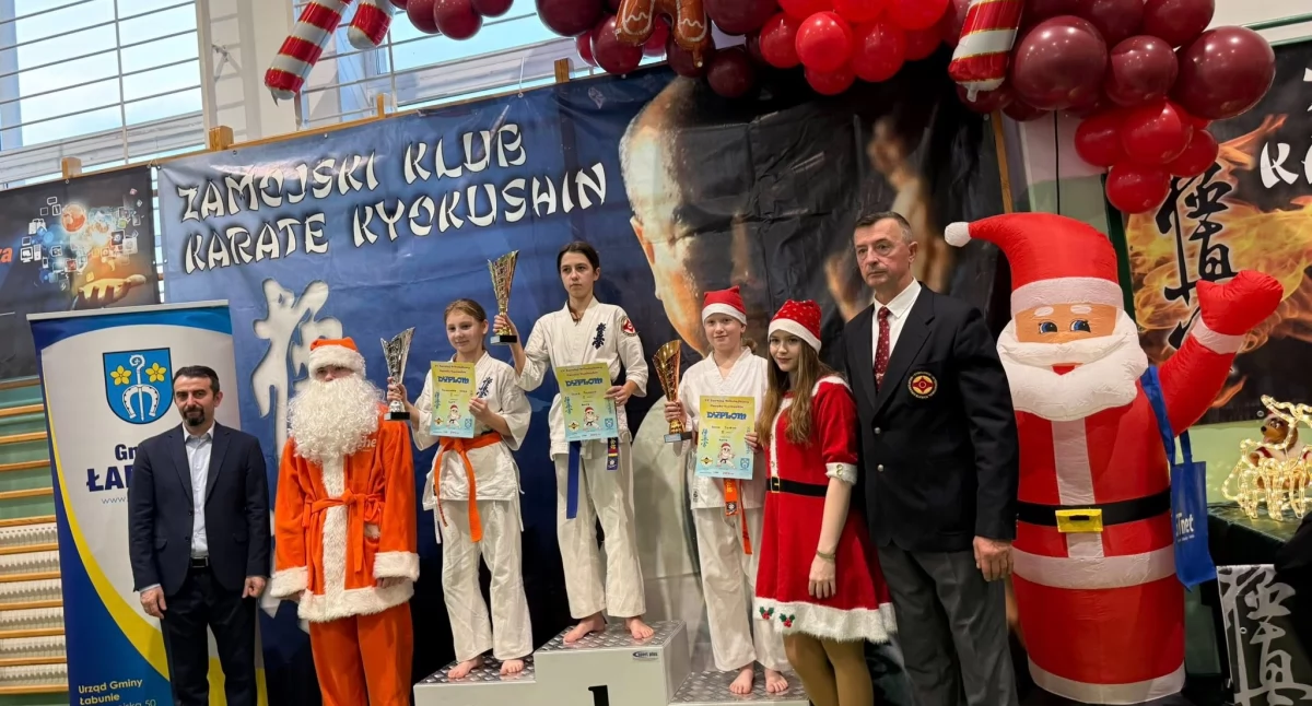 Sukcesy sportowe, medali Łabuńkach Dominacja zawodników Ikigai Sztuk Walki Stanin turnieju mikołajkowym - zdjęcie, fotografia