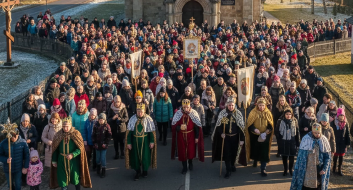 Kościół i Religia, Orszak Trzech Króli Gułowskiej sprawdź trasy godziny wymarszu - zdjęcie, fotografia