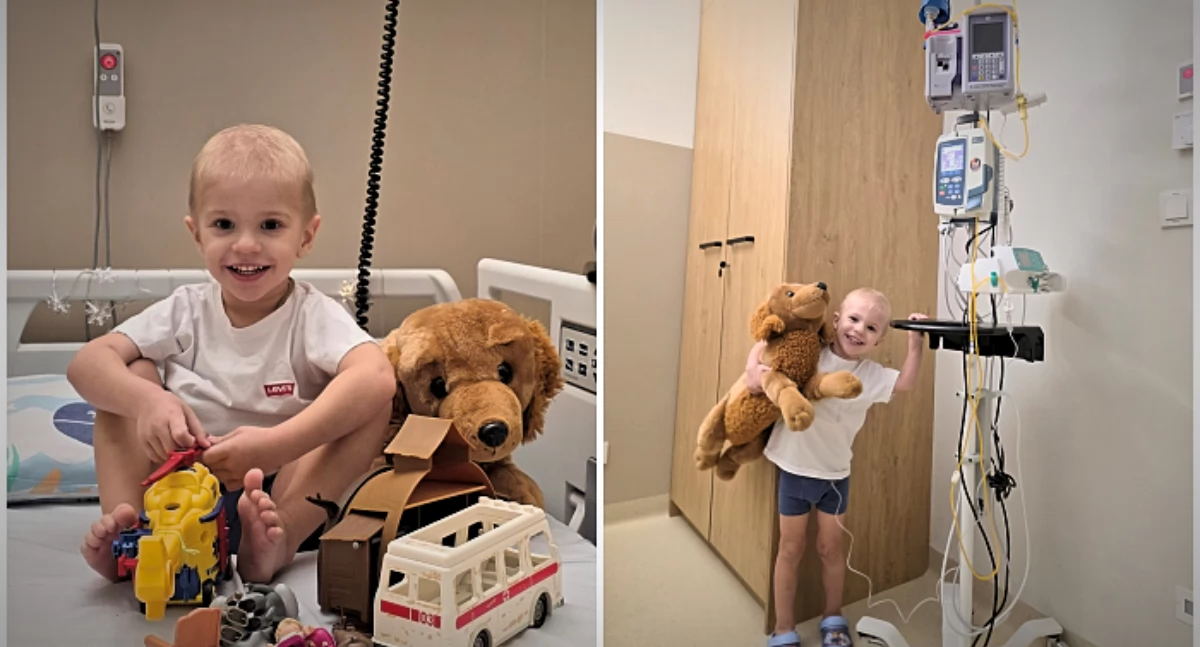 Akcje Charytatywne i Wsparcie, Mały Gabryś  kontra złośliwy nowotwór walka życie kosztuje prawie milion złotych - zdjęcie, fotografia