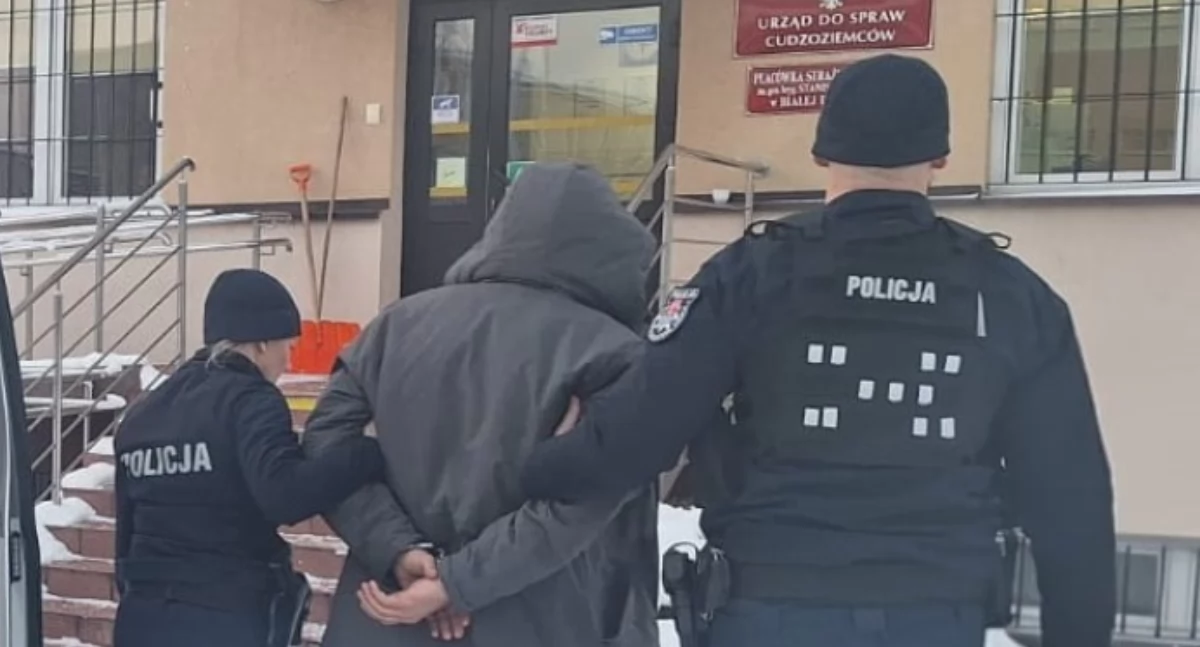 Wypadki, Awantura narkotyki dworcu Łukowie! uwierzysz zrobił policji - zdjęcie, fotografia