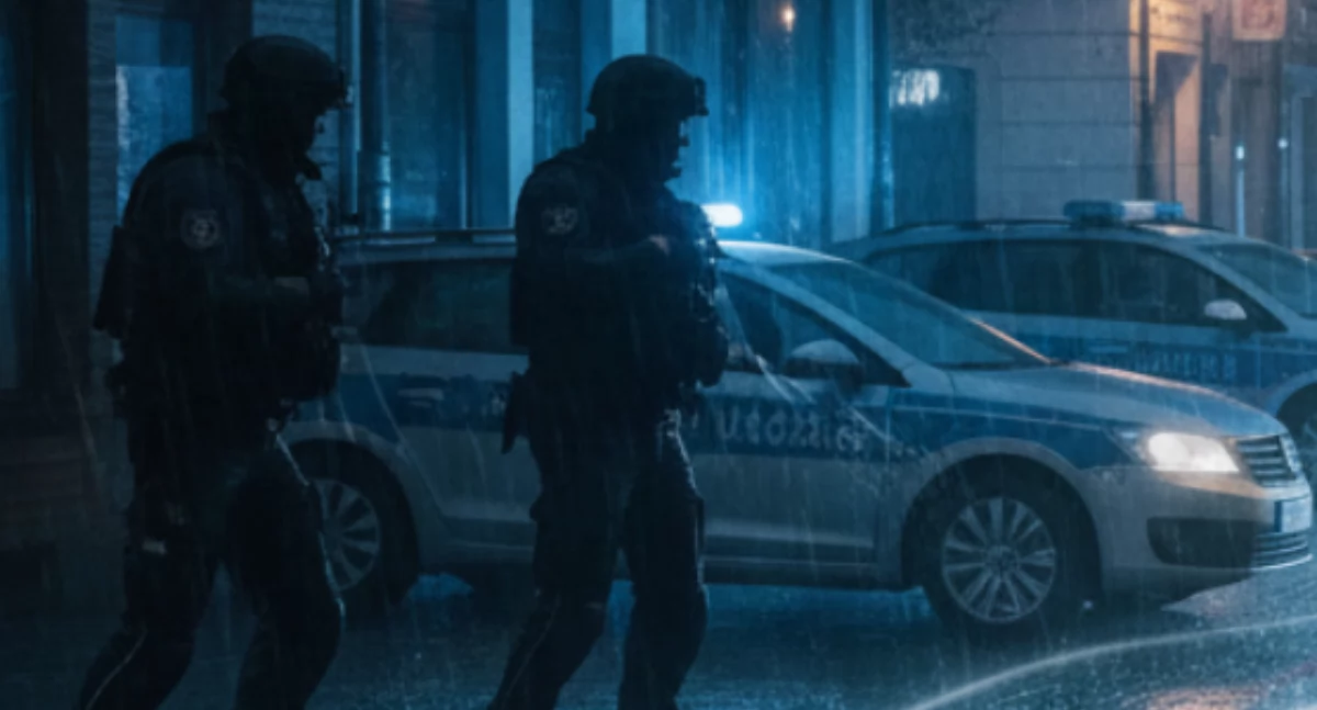 Policja, NOŻOWNIK SZALENIEC ŁUKOWIE KRWAWA JATKA ULICACH! SPRAWCA ZATRZYMANY - zdjęcie, fotografia