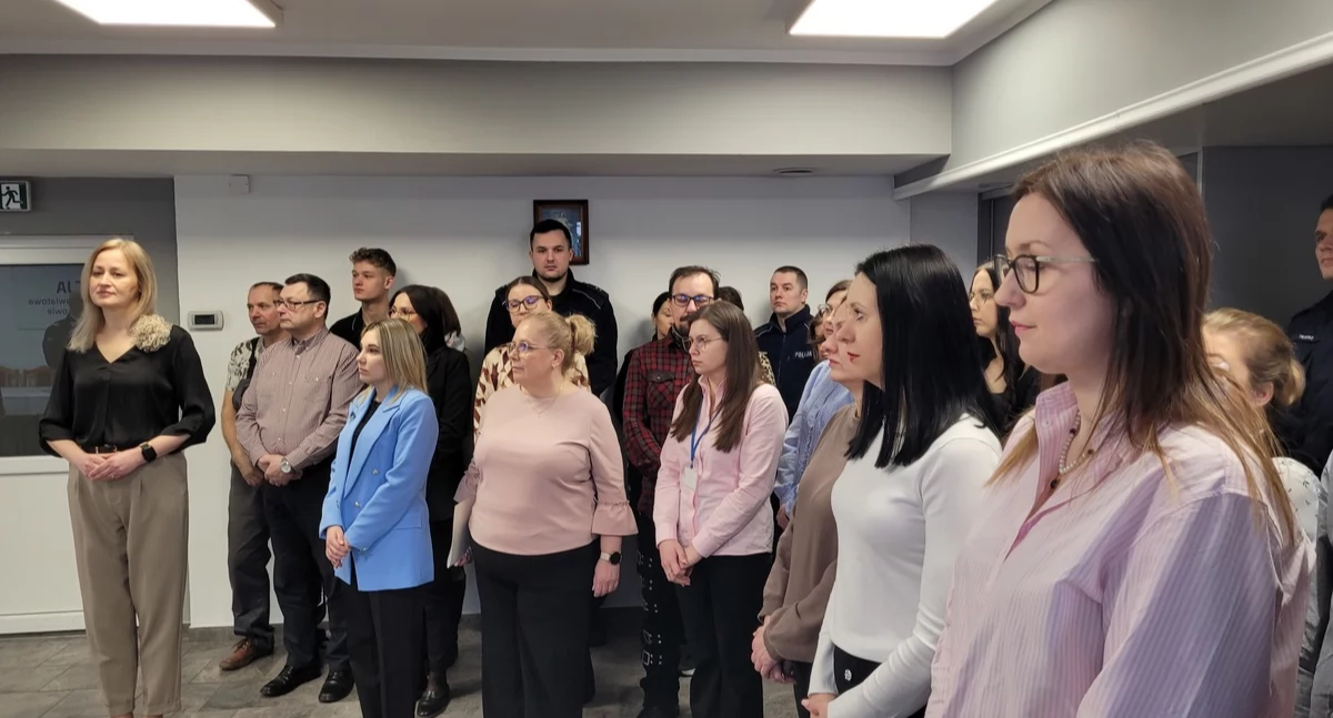 Policja, noszą mundurów policja istnieje Zobacz wyjątkowe spotkanie! - zdjęcie, fotografia
