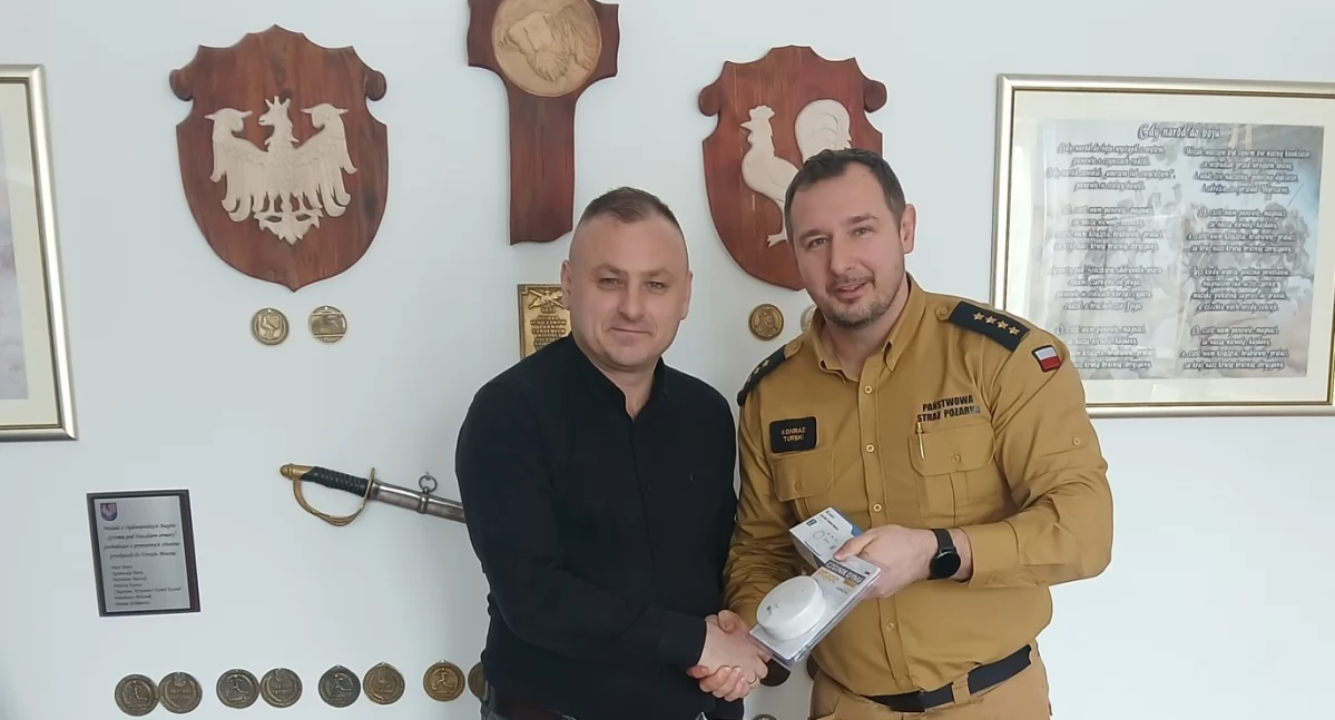 Straż Pożarna, Stoczek Łukowski czujki komendanta Turskiego mieszkańców - zdjęcie, fotografia
