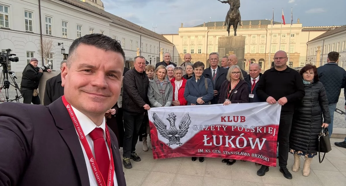 Polityka, Łukowski Gazety Polskiej wizytą Prezydenta Warszawie - zdjęcie, fotografia