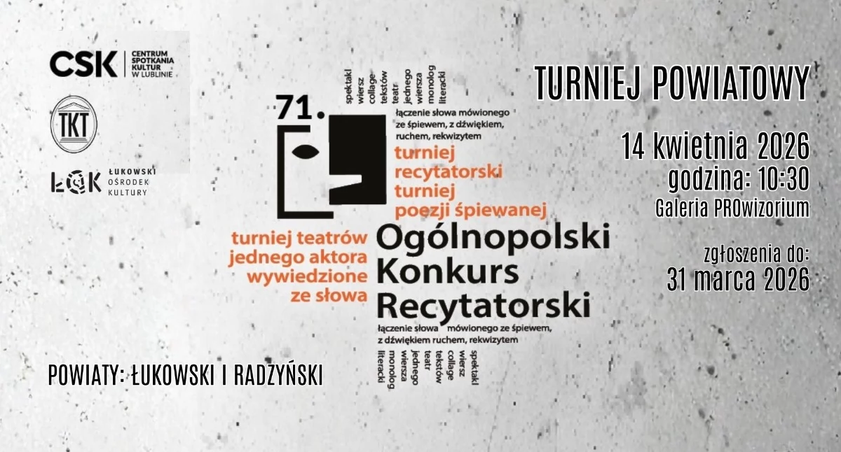 Informacje kulturalne, Scena czeka talenty Łukowa Radzynia Zgłoś marca! - zdjęcie, fotografia