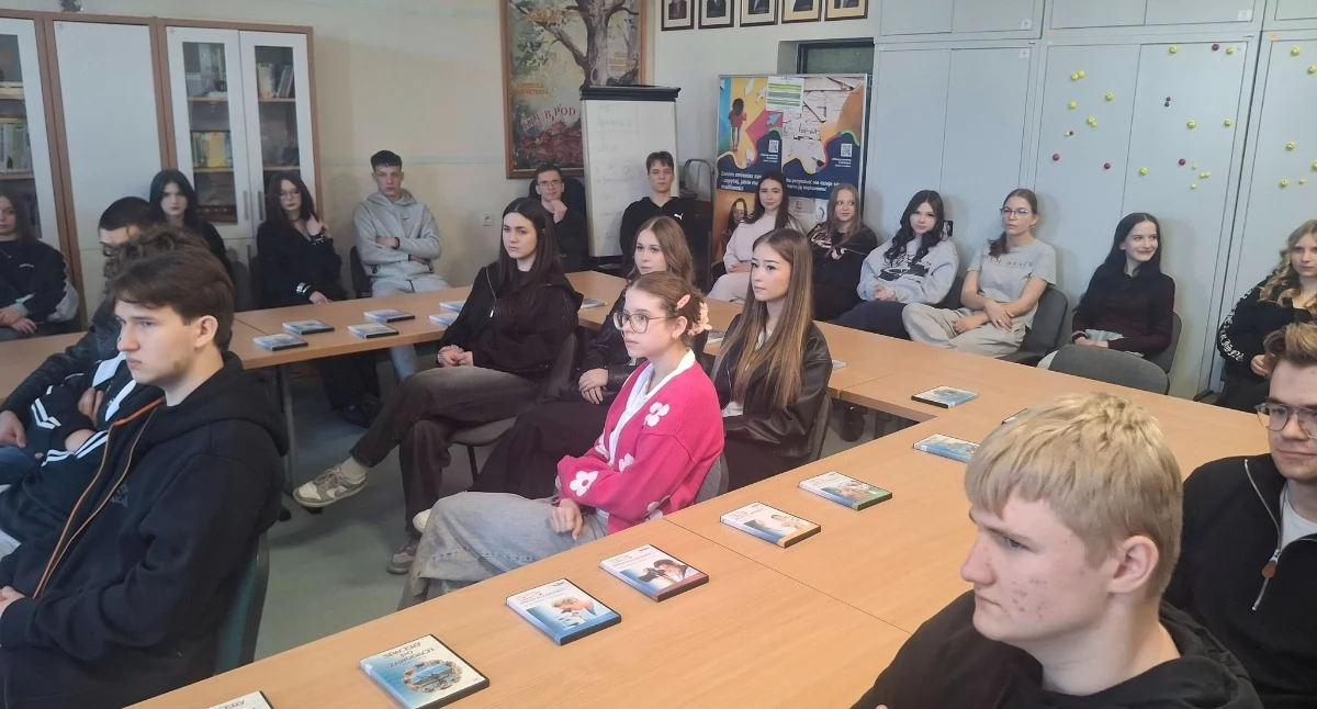 Biznes , Powiatowy Urząd Pracy Łukowie gościł uczniów Radoryża - zdjęcie, fotografia