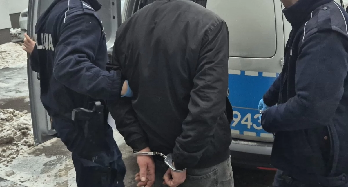 Policja, Wyraźny spadek liczby Niebieskich Łukowie okolicach zmianą - zdjęcie, fotografia