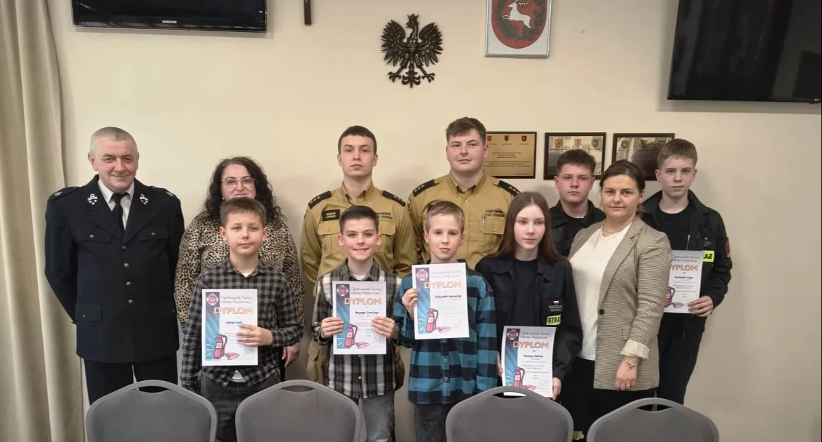 Straż Pożarna, Gmina Łuków Strażacki turniej powrócił latach Krynka górą! - zdjęcie, fotografia