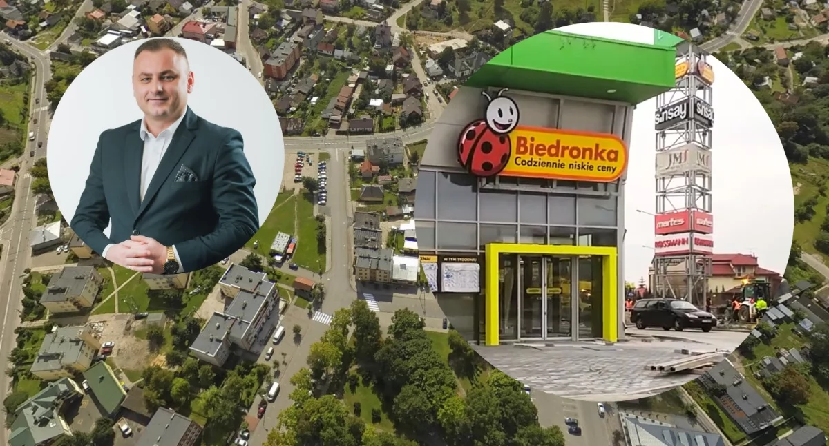 Inwestycje, centrum handlowe Stoczku Łukowskim „Vendo Park” terenach dawnych ogródków - zdjęcie, fotografia
