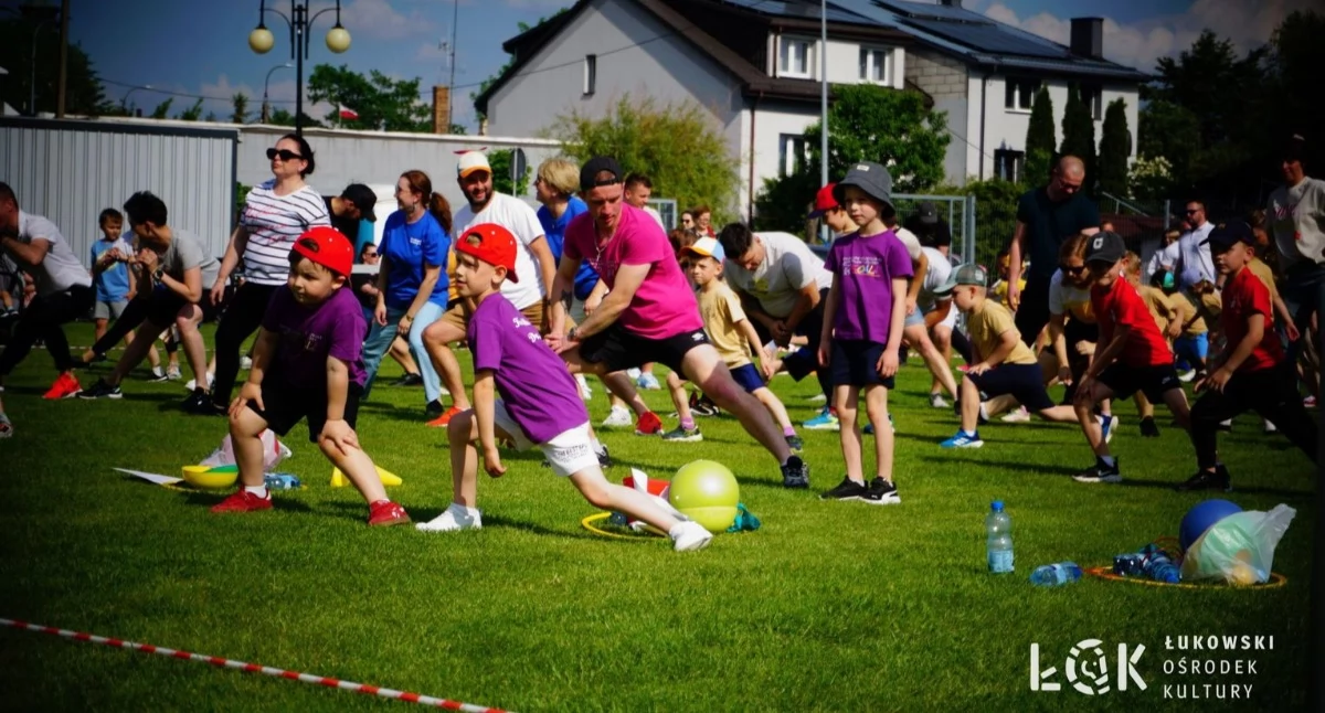 Dni Łukowa , Roztańczona sportowa Przedszkoliada zainaugurowała Łukowa! - zdjęcie, fotografia