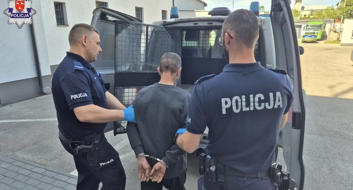 Policja, groził bliskim siekierą Przeganiał areszt! - zdjęcie, fotografia
