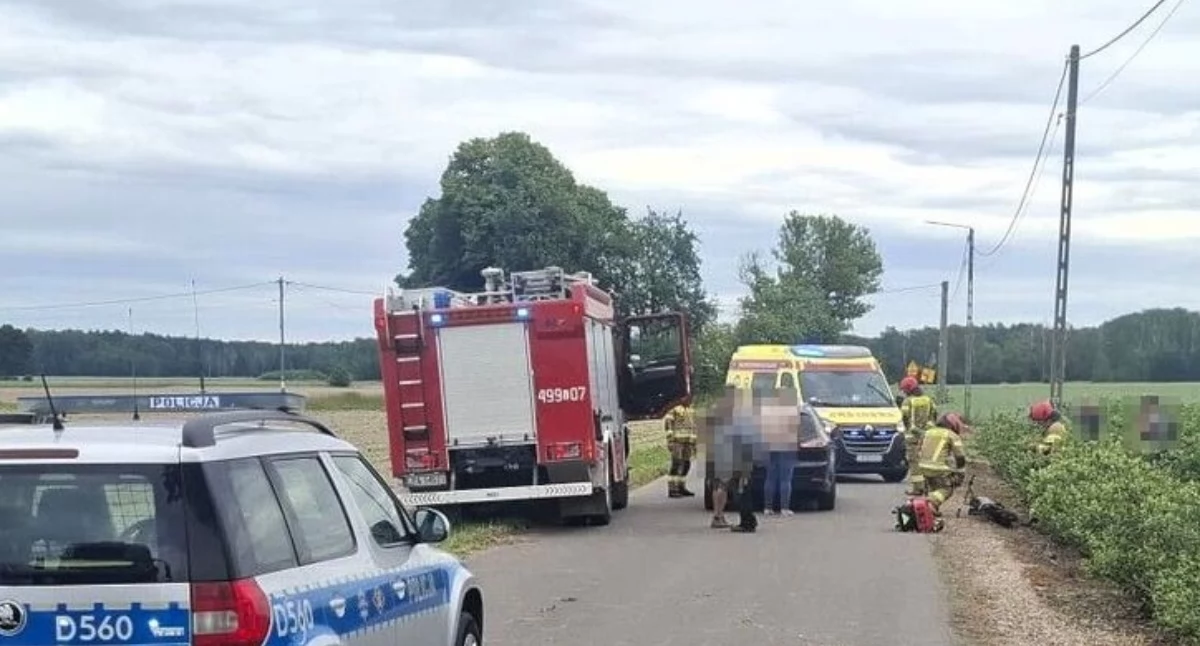Wypadki, latek minicrossie wpada forda Dziecko szpitalu sprawa sądzie rodzinnym - zdjęcie, fotografia