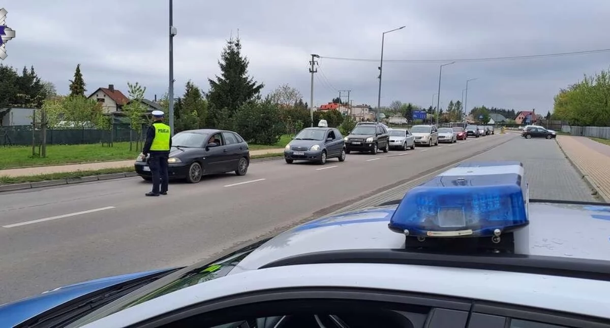 Wypadki, Miał sądowy zakaz promil organizmie Kompletnie nieodpowiedzialny kierowca zatrzymany Łukowem - zdjęcie, fotografia