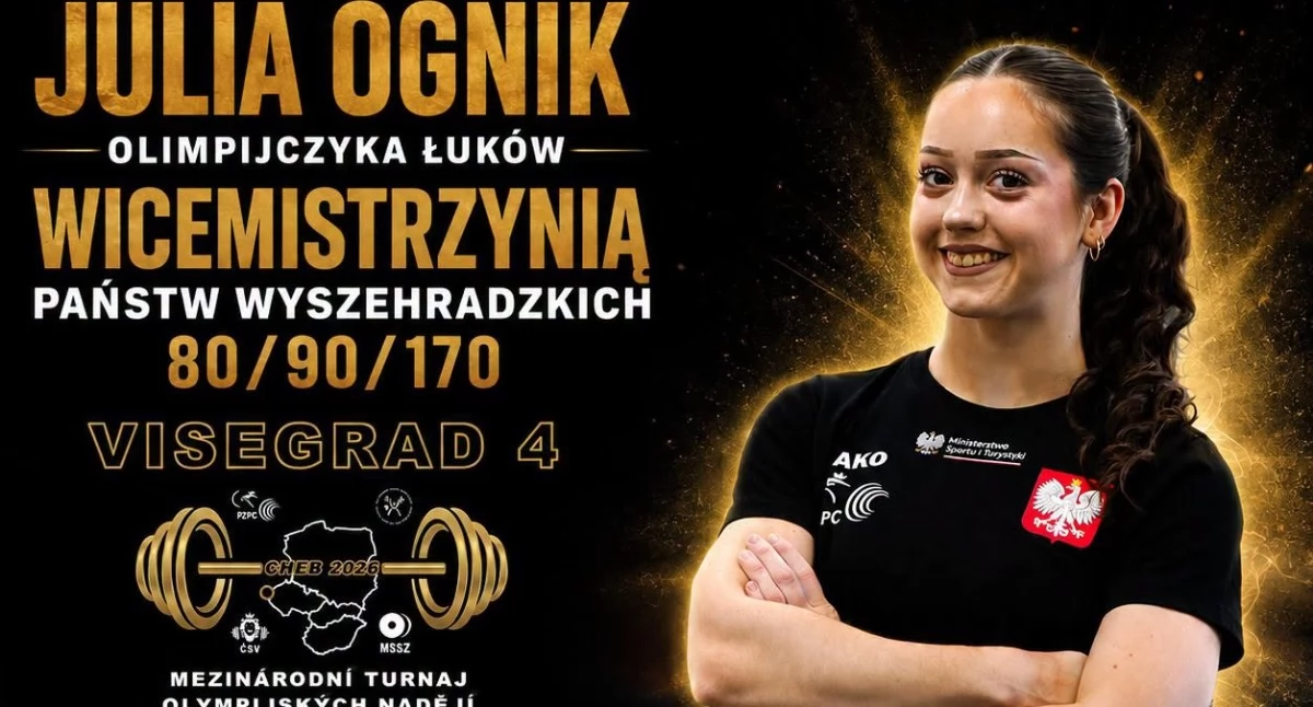 Sukcesy sportowe, Wielki sukces Julii Ognik Czechach! Sztangistka Łukowa wicemistrzynią Państw Wyszehradzkich - zdjęcie, fotografia