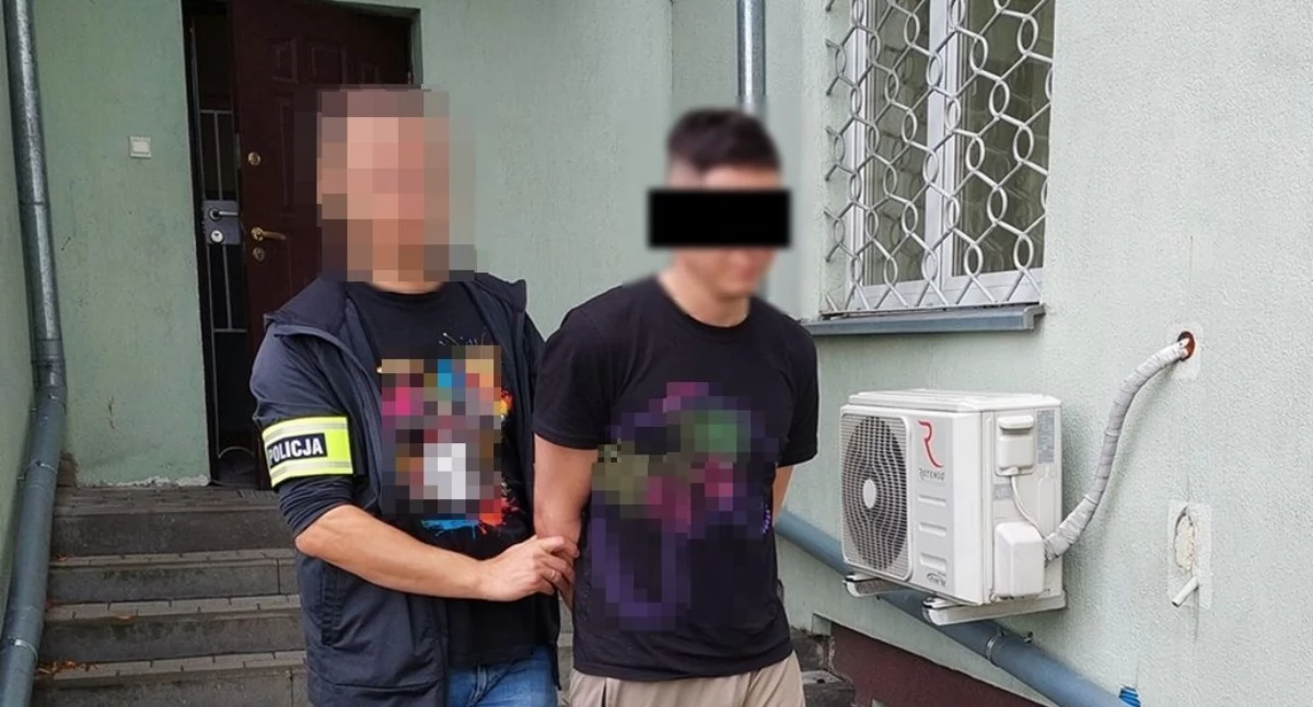 Policja, PIJACKI KOLUMBIJCZYKA BEZ PRAWKA PROMILAMI TERAZ WYRZUCĄ POLSKI! - zdjęcie, fotografia