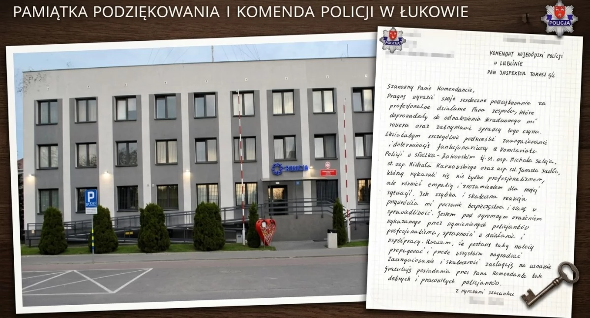 Policja, Złodziej pozbawił latkę roweru pracy Niezwykła reakcja dzielnicowych! Seniorka napisała poruszający komendanta - zdjęcie, fotografia