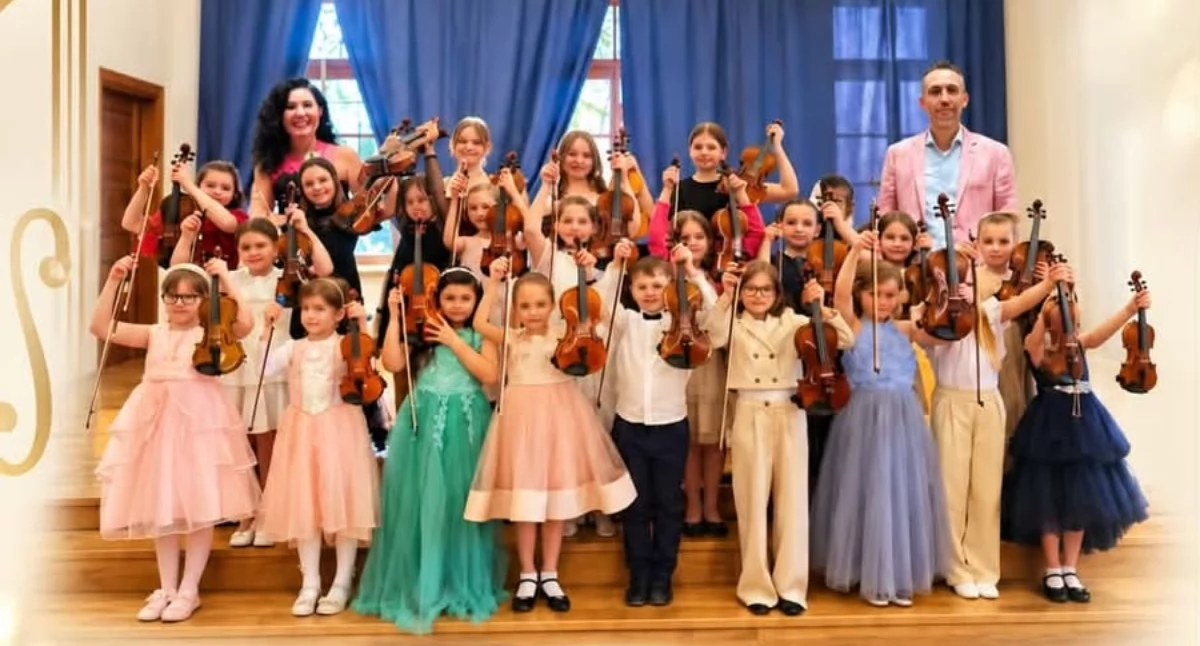Wiadomości Partnera, Łukowa Carnegie Niezwykły sukces „Skrzypcowej Rodziny” wyjątkowe spotkanie - zdjęcie, fotografia