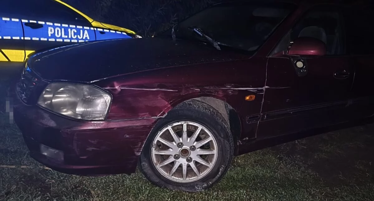 Wypadki, Pijany pirat wbił mercedesa uciekł! Miał dożywotni zakaz prawie promile - zdjęcie, fotografia