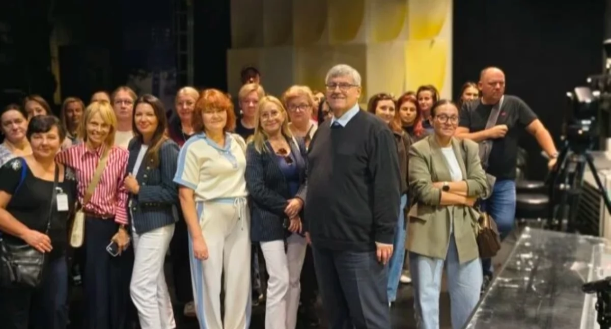Konkursy, „Sekrety radia” biblioteka stacji metra Szkoleniowy wyjazd bibliotekarzy powiatu łukowskiego - zdjęcie, fotografia