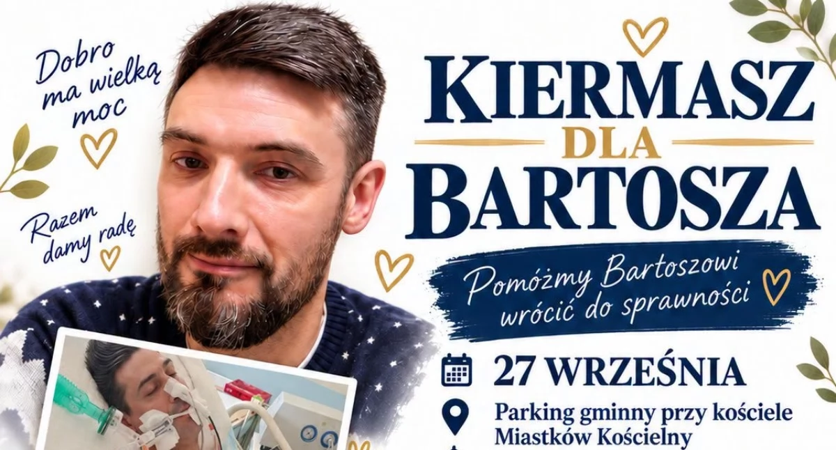 Akcje Charytatywne i Wsparcie, Charytatywny kiermasz ciast Miastkowie Kościelnym Mieszkańcy łączą siły pomóc Bartoszowi Wilczysk - zdjęcie, fotografia