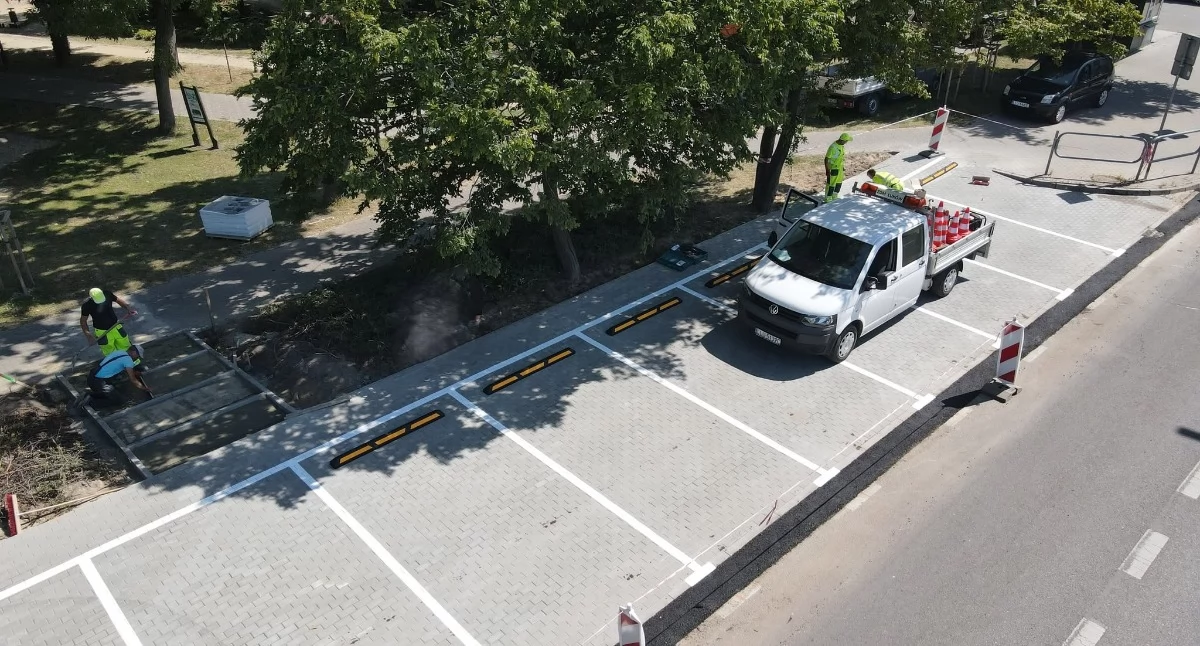 Inwestycje, Łukowski Zarząd Dróg Miejskich ulice zieleń - zdjęcie, fotografia