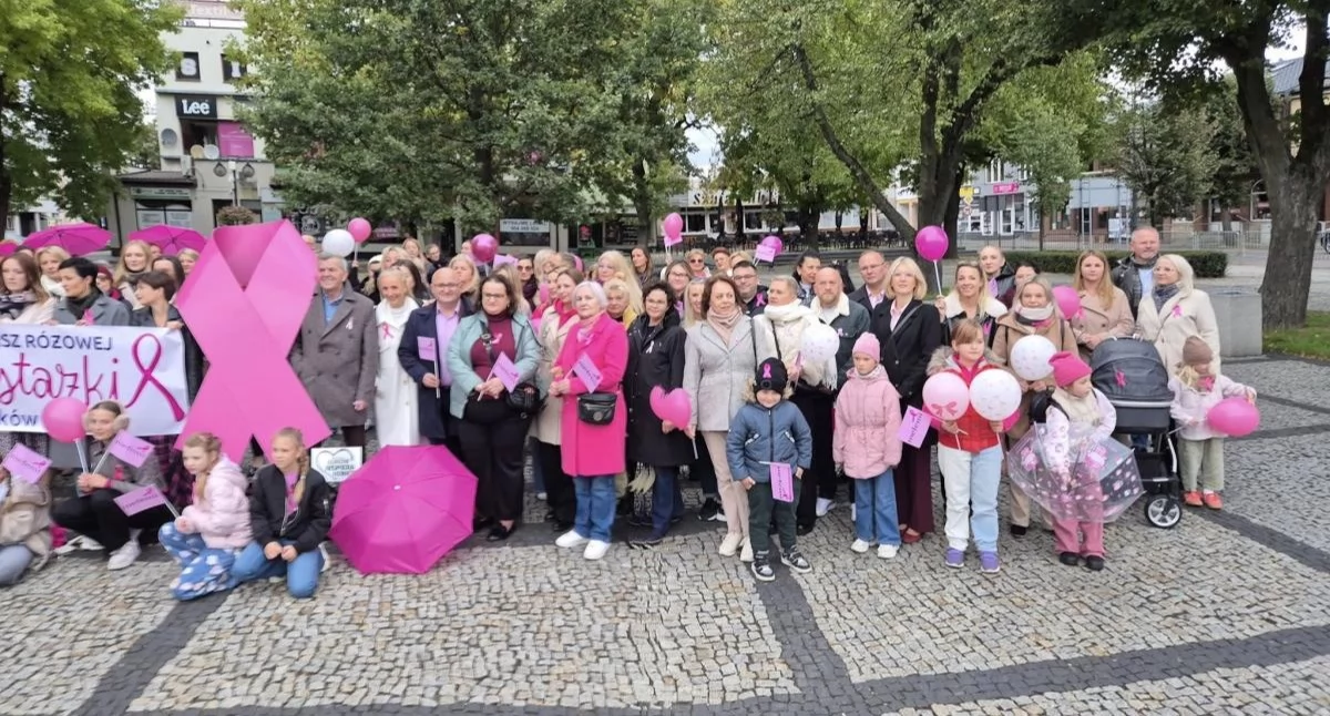 Zdrowie, Marsz Różowej Wstążki Łukowie Będzie można zrobić badania porozmawiać zdrowiu - zdjęcie, fotografia