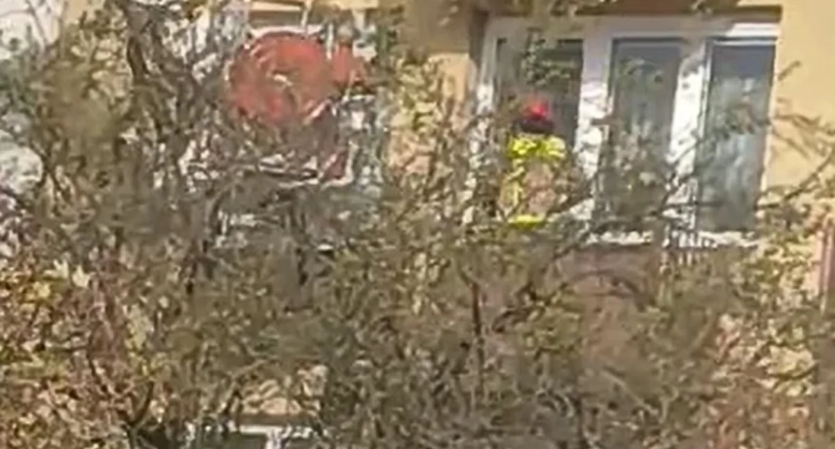 Straż Pożarna, Strażacy ruszyli pomocą Dramatyczna akcja osiedlu Klimeckiego Łukowie [WIDEO] - zdjęcie, fotografia