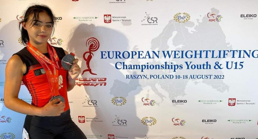 Sukcesy sportowe, Andżelika Młynarczyk wicemistrzynią Europy Wielkie gratulacje - zdjęcie, fotografia