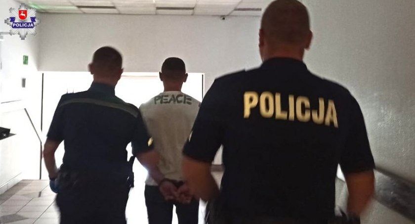 Przestępczość, Groził rodzinie rzucił ziemię Wpadł jeździe pijaku - zdjęcie, fotografia