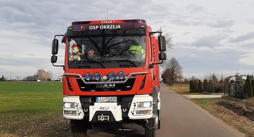 Wóz OSP Okrzeja. Fot. ilustracyjne