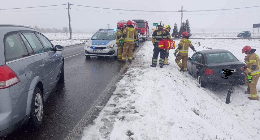 Kolizja w Siedliskach koło Łukowa!
