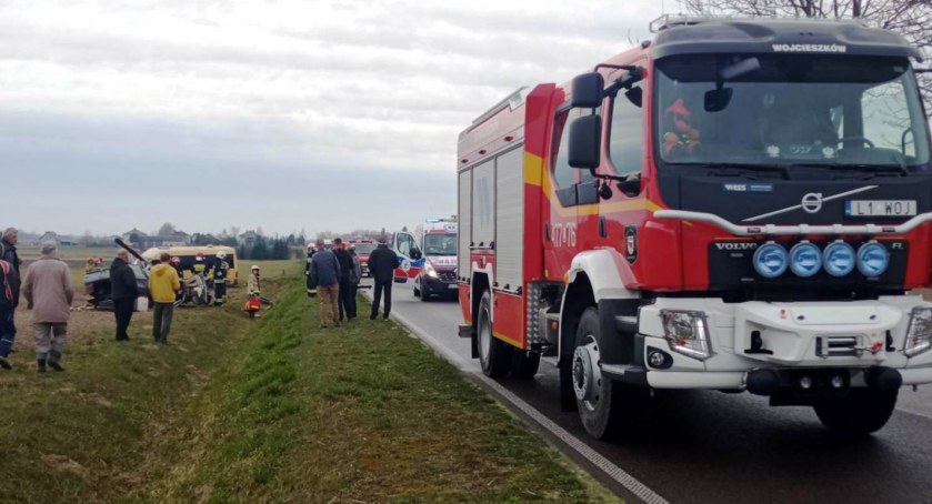 Wypadek w Bystrzycy koło Wojcieszkowa 