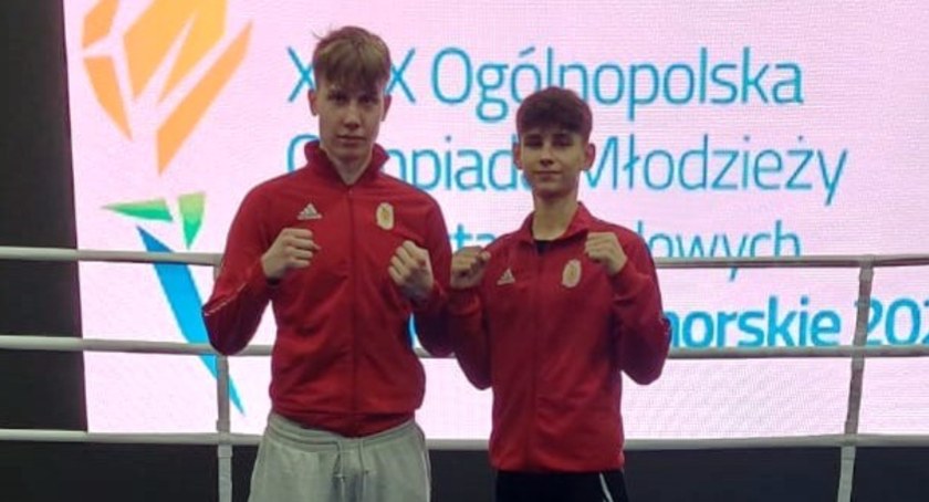  Oskar Dudziński i Jakub Bober. 